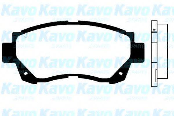 KAVO PARTS BP9023 Комплект гальмівних колодок, дискове гальмо