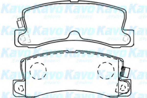 KAVO PARTS BP9059 Комплект гальмівних колодок, дискове гальмо