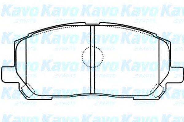 KAVO PARTS BP9095 Комплект гальмівних колодок, дискове гальмо