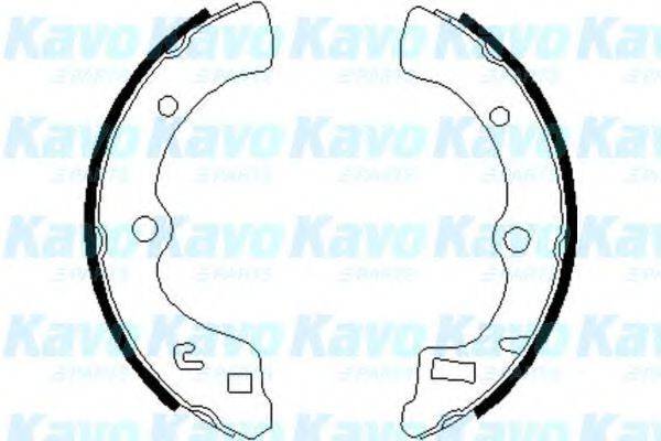 KAVO PARTS BS2902 Комплект гальмівних колодок