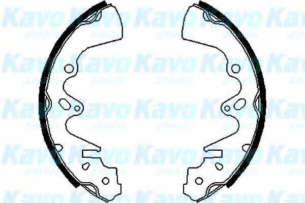 KAVO PARTS BS5404 Комплект гальмівних колодок