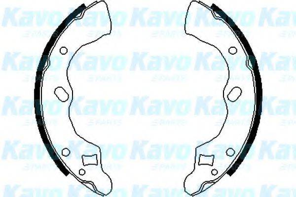 KAVO PARTS BS5415 Комплект гальмівних колодок