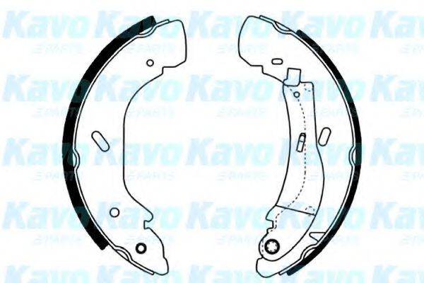 KAVO PARTS BS7428 Комплект гальмівних колодок