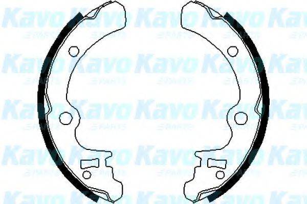 KAVO PARTS BS8404 Комплект гальмівних колодок