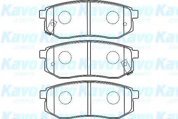 KAVO PARTS BP3035 Комплект гальмівних колодок, дискове гальмо