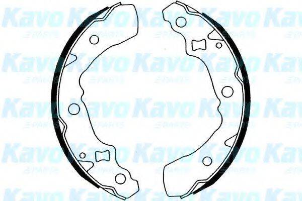 KAVO PARTS BS1917 Комплект гальмівних колодок