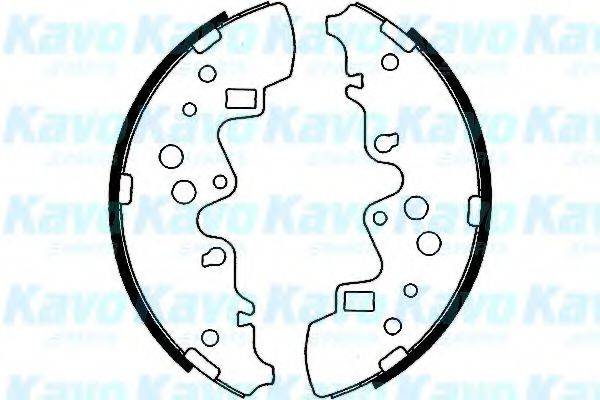 KAVO PARTS BS5431 Комплект гальмівних колодок