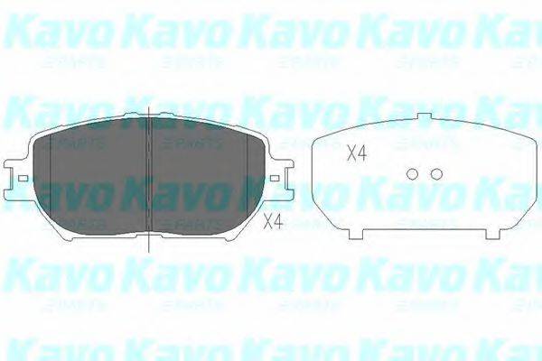 KAVO PARTS KBP9070 Комплект гальмівних колодок, дискове гальмо