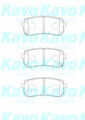 KAVO PARTS BP3036 Комплект гальмівних колодок, дискове гальмо