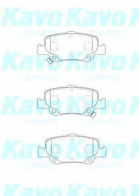 KAVO PARTS BP9129 Комплект гальмівних колодок, дискове гальмо