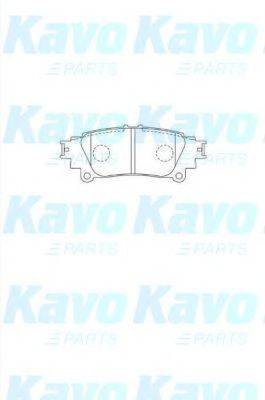 KAVO PARTS BP9142 Комплект гальмівних колодок, дискове гальмо