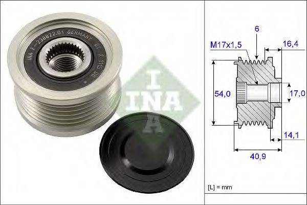 INA 535011210 Механізм вільного ходу генератора