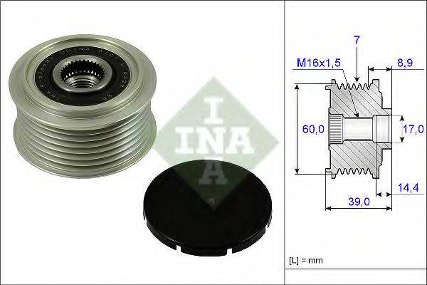 INA 535024510 Механізм вільного ходу генератора