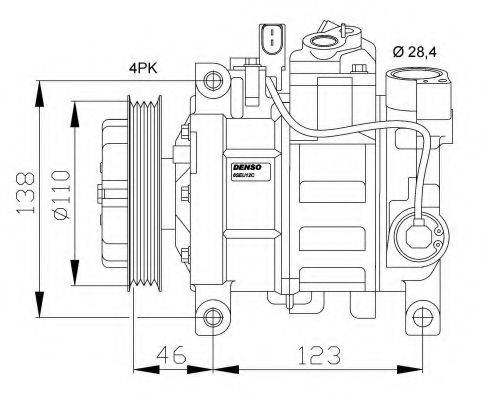 NRF 32105G Компресор, кондиціонер