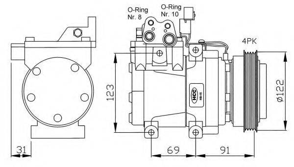 NRF 32200G Компресор, кондиціонер