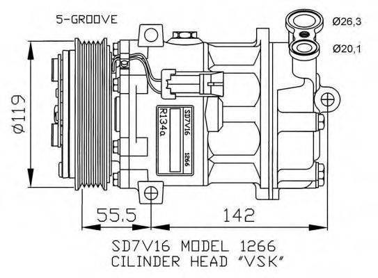 NRF 32269G Компресор, кондиціонер