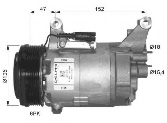 NRF 32409G Компресор, кондиціонер