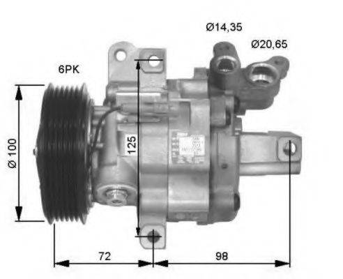 NRF 32476G Компресор, кондиціонер