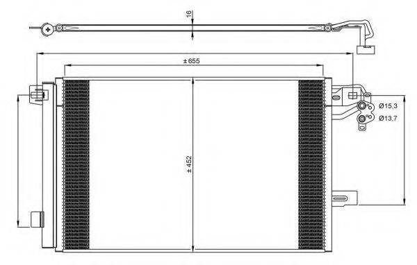 NRF 350064 Конденсатор, кондиціонер