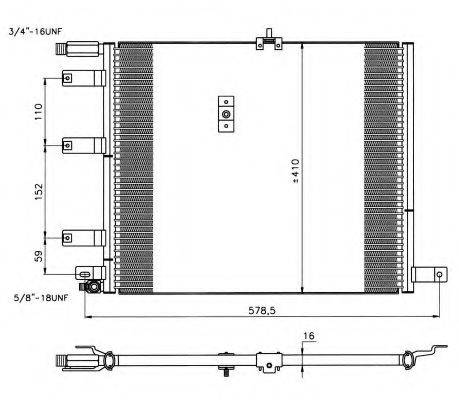 NRF 35212 Конденсатор, кондиціонер