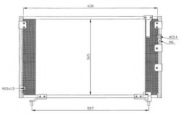 NRF 35281 Конденсатор, кондиціонер