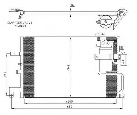 NRF 35299 Конденсатор, кондиціонер