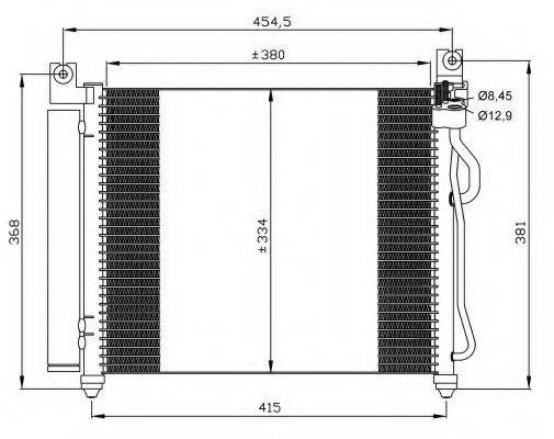 NRF 35569 Конденсатор, кондиціонер