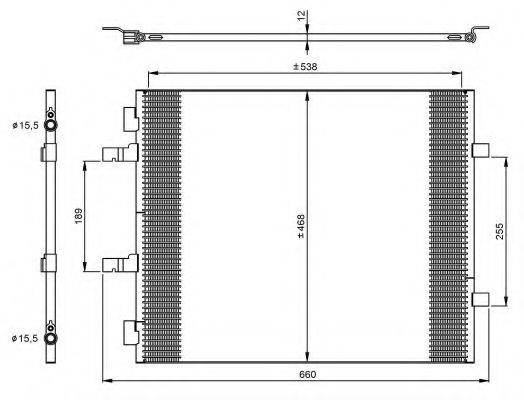 NRF 35960 Конденсатор, кондиціонер