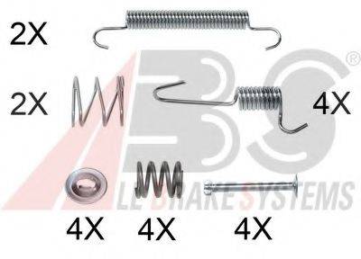 A.B.S. 0008Q Комплектуючі, гальмівна колодка