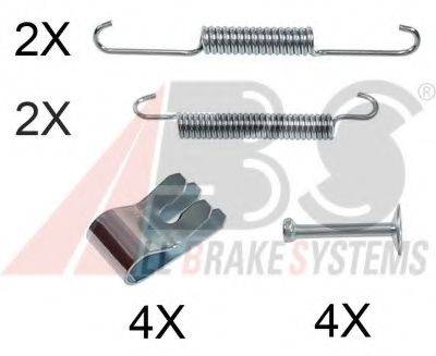 A.B.S. 0013Q Комплектуючі, гальмівна колодка