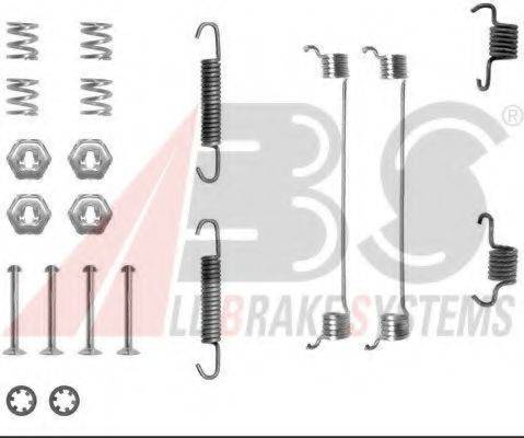 A.B.S. 0651Q Комплектуючі, гальмівна колодка