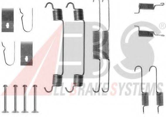 A.B.S. 0675Q Комплектуючі, гальмівна колодка