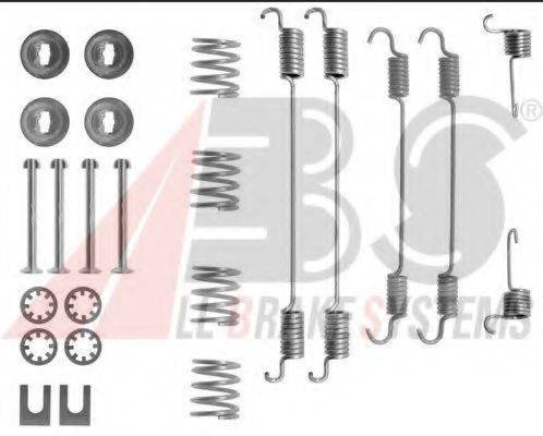 A.B.S. 0747Q Комплектуючі, гальмівна колодка