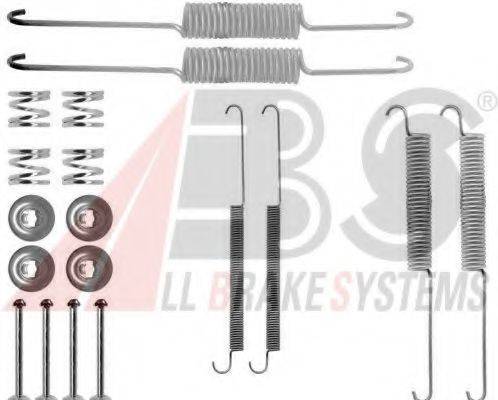 A.B.S. 0758Q Комплектуючі, гальмівна колодка