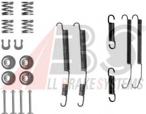 A.B.S. 0760Q Комплектуючі, гальмівна колодка