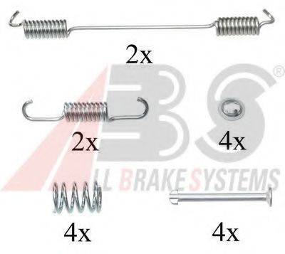 A.B.S. 0796Q Комплектуючі, гальмівна колодка