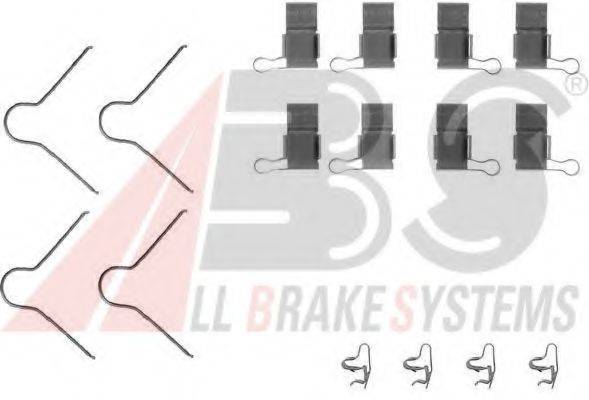 A.B.S. 1089Q Комплектуючі, колодки дискового гальма