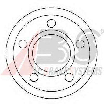 A.B.S. 15892OE гальмівний диск