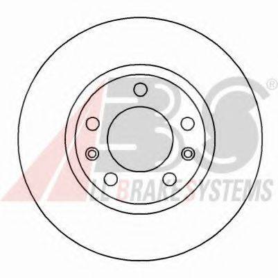 A.B.S. 16052 гальмівний диск