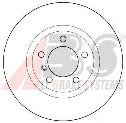 A.B.S. 16334OE гальмівний диск