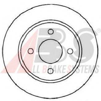 A.B.S. 16412 гальмівний диск