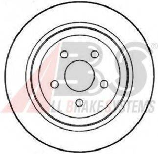 A.B.S. 16715 гальмівний диск
