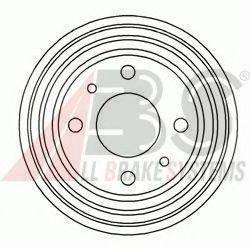 A.B.S. 3325S Гальмівний барабан