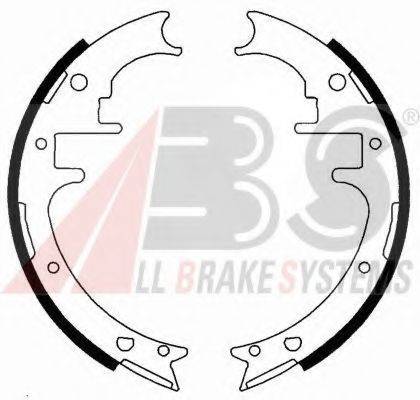 A.B.S. 40581 Комплект гальмівних колодок