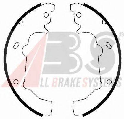 A.B.S. 40665 Комплект гальмівних колодок