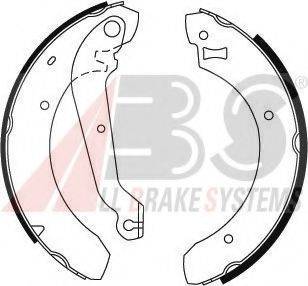 A.B.S. 8715 Комплект гальмівних колодок