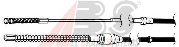A.B.S. K12886 Трос, стоянкова гальмівна система