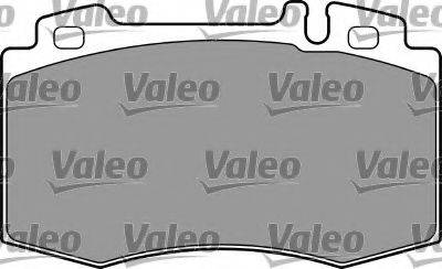 VALEO 597468 Комплект гальмівних колодок, дискове гальмо