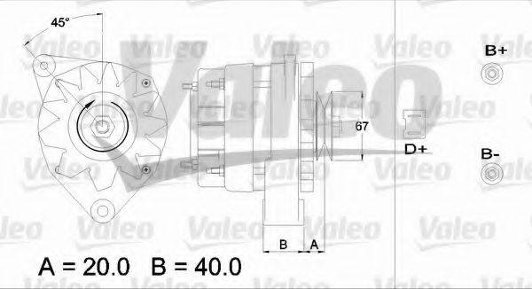 VALEO 433416 Генератор