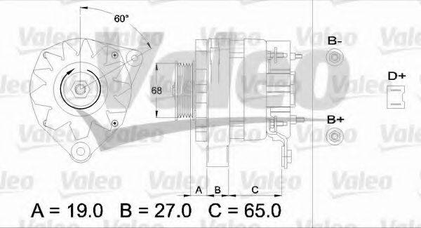 VALEO 433441 Генератор